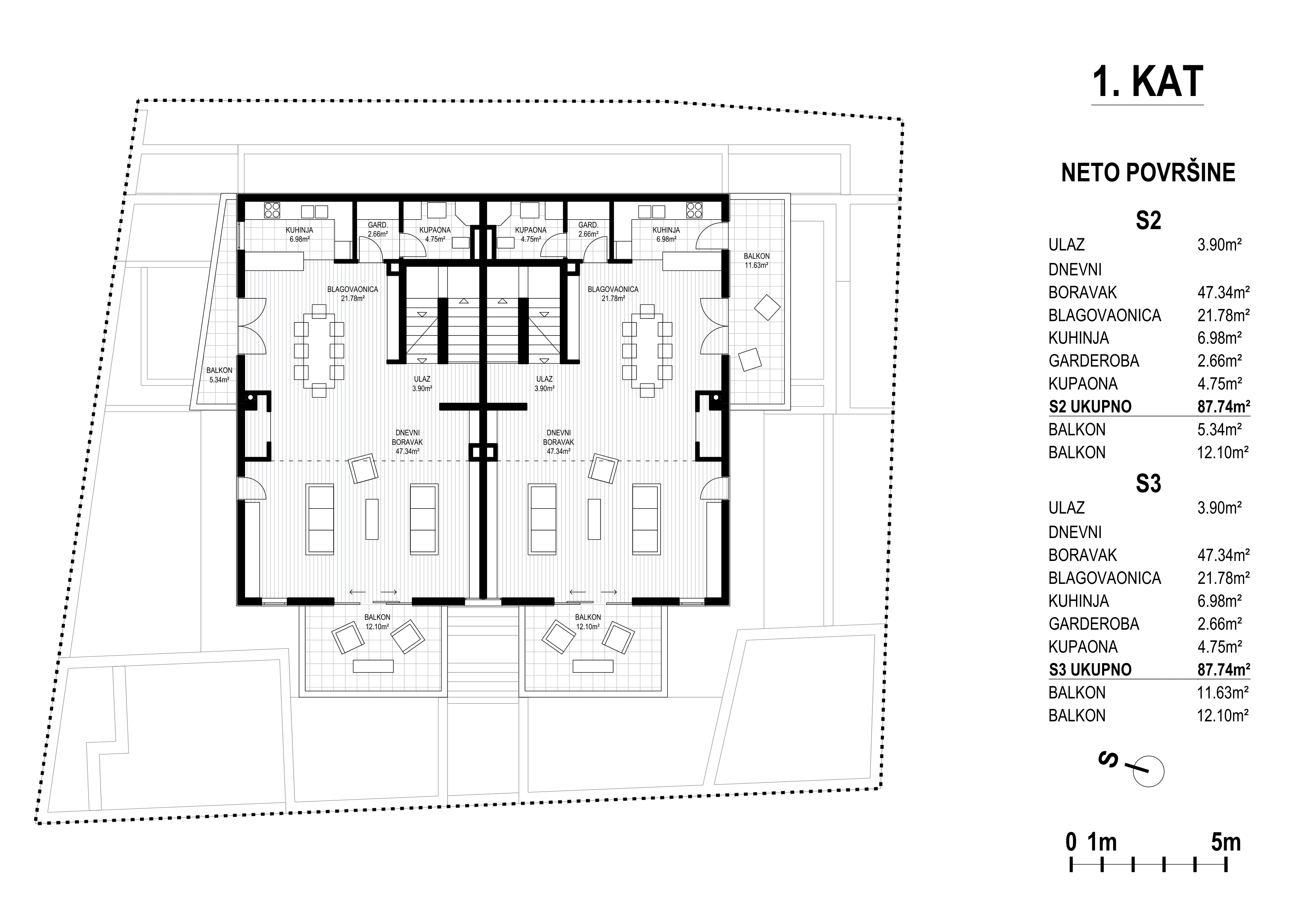 1. kat — Apartmani Sevid
